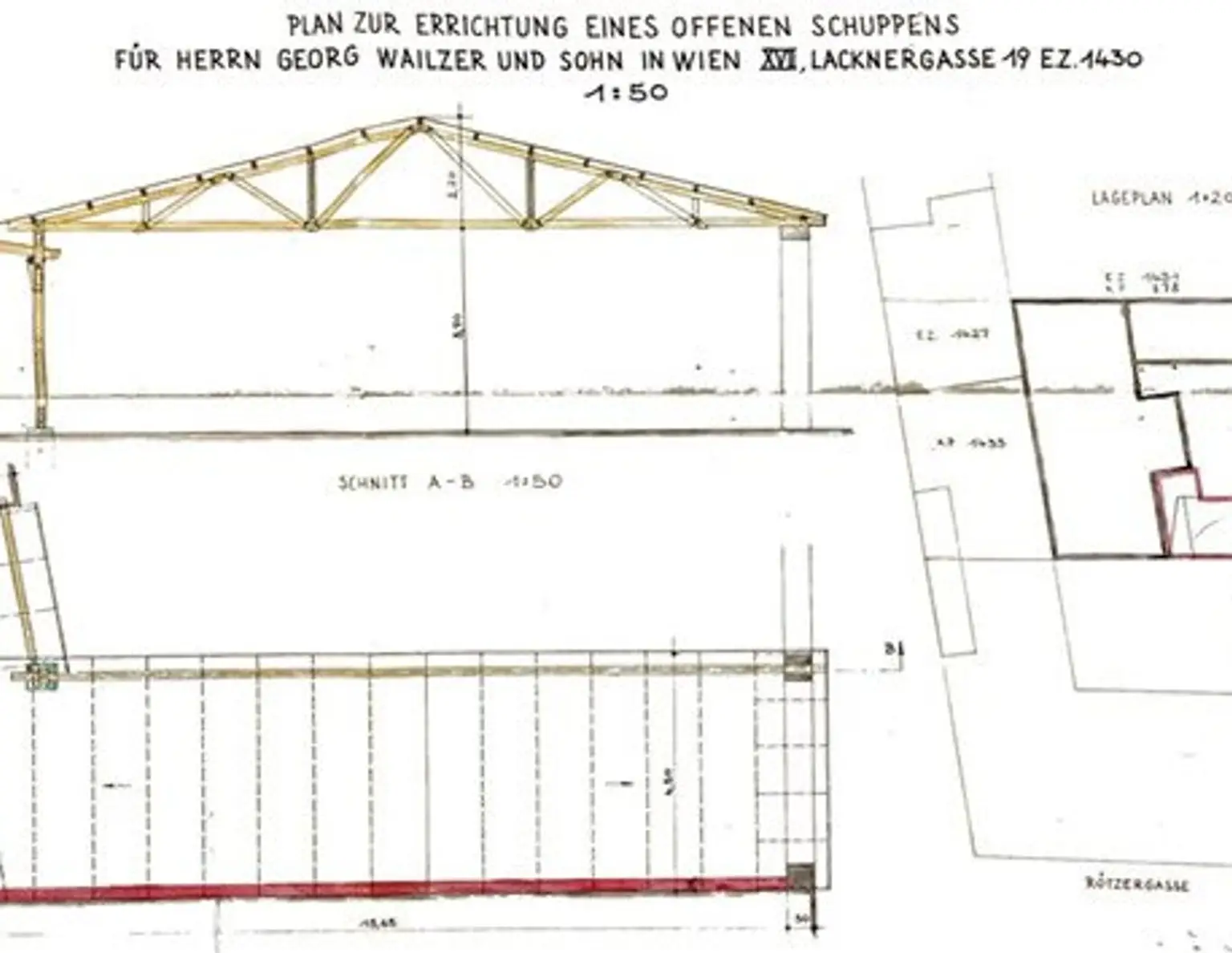GRUNDSTÜCK MIT ALTBESTAND UND ERHEBLICHEM ENTWICKLUNGSPOTENZIAL / NÄHE EINKAUFSZENTRUM HERNALS