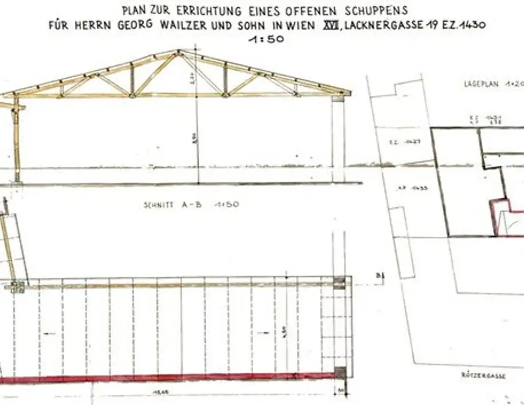GRUNDSTÜCK MIT ALTBESTAND UND ERHEBLICHEM ENTWICKLUNGSPOTENZIAL / NÄHE EINKAUFSZENTRUM HERNALS