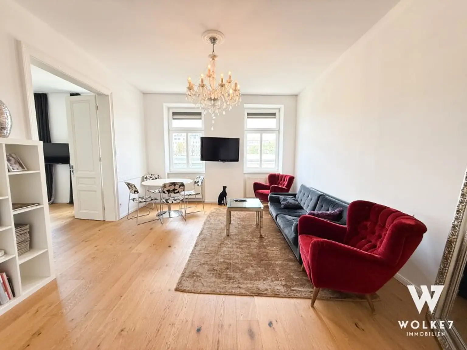 Stilvoller Luxus trifft Altbauflair – Traumhafte 3-Zimmer-Wohnung im 15. Bezirk