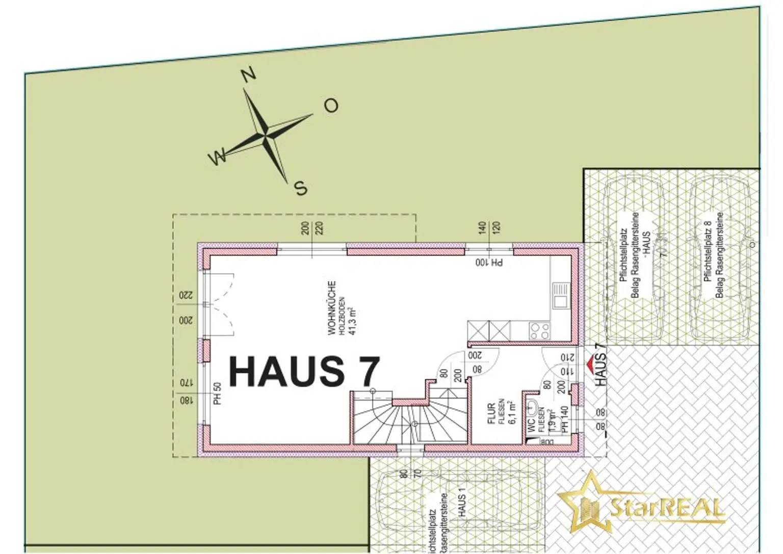 LAGEPLAN MIT GARTEN