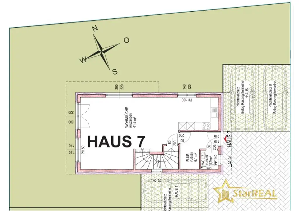 LAGEPLAN MIT GARTEN