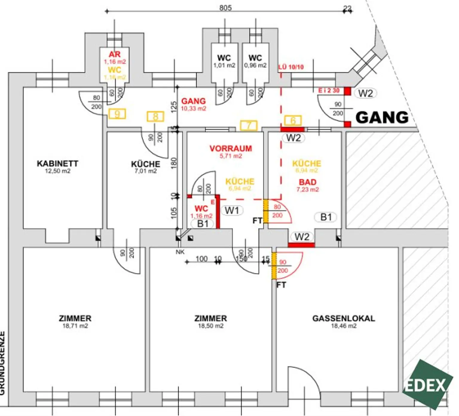 Geschäftsfläche nahe Gellertplatz