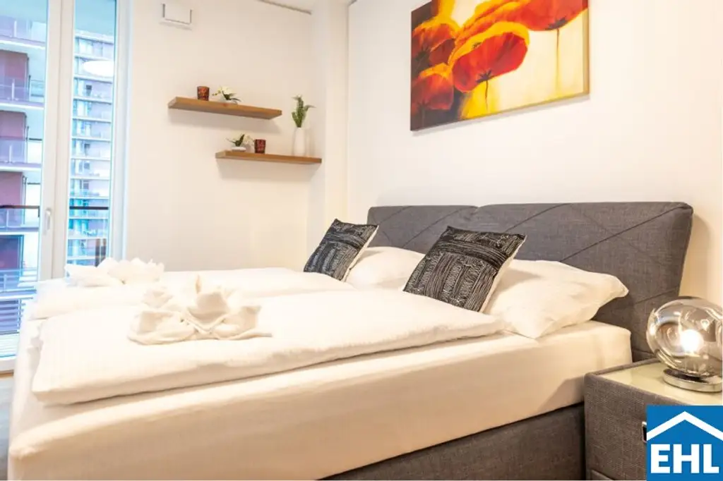 Vollmöblierte 2 Zimmerwohnung mit herrlichem Ausblick über Wien!