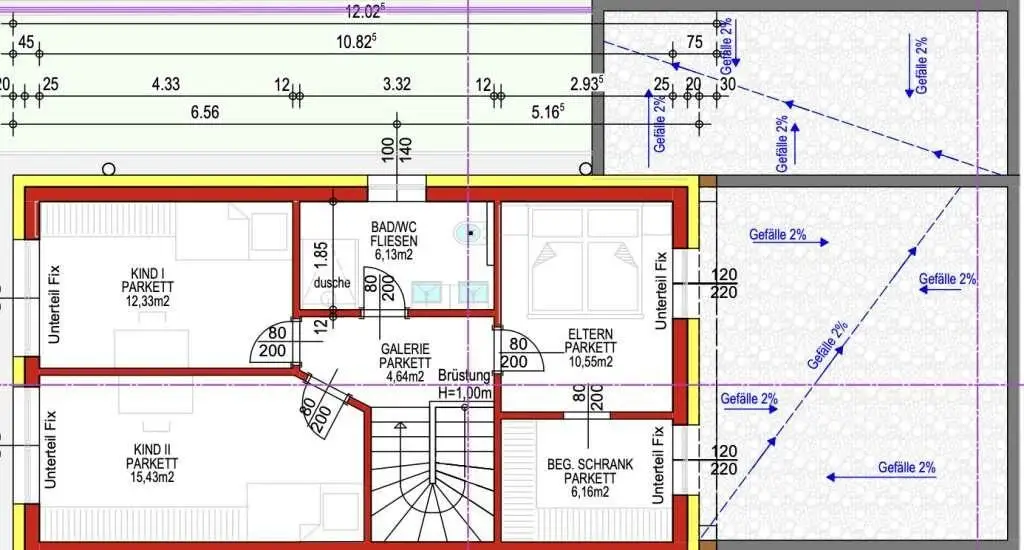 Neu gebaute Doppelhaushälfte mit großem 3fachcarport  in beliebter Siedlung