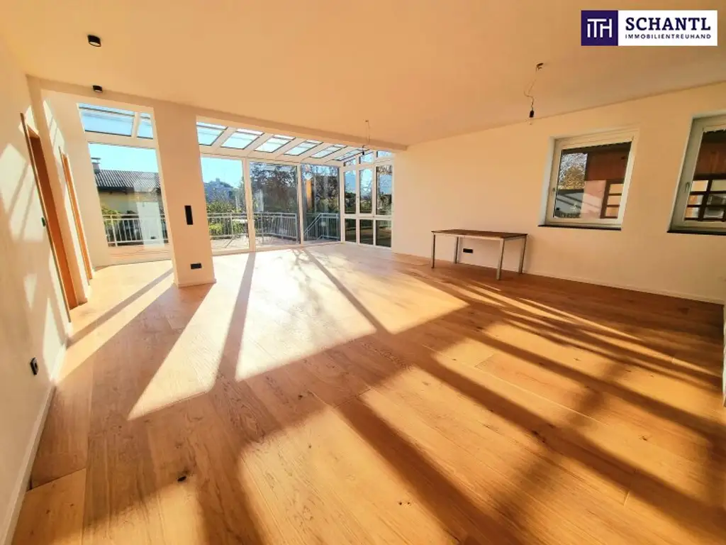 Fantastische 4-Zimmer Gartenwohnung! Mehr Natur. Mehr Ruhe. Mehr Grün. WOW! Riesiger Garten + Herrliche Terrasse + Lichtdurchfluteter Wintergarten + Stellplatz! Jetzt zugreifen!