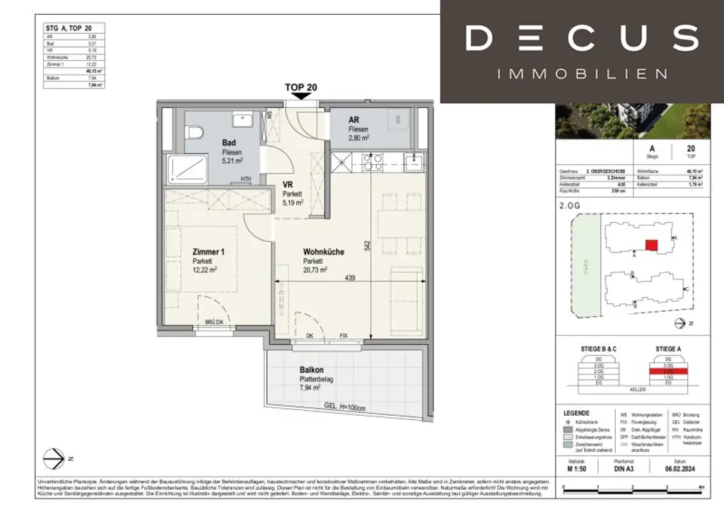 WOHNEN IM GRÜNEN IN BEGEHRTER LAGE | HELLE 2-ZIMMER-WOHNUNG MIT MORGENSONNE | AB 01.02.2026 VERFÜGBAR