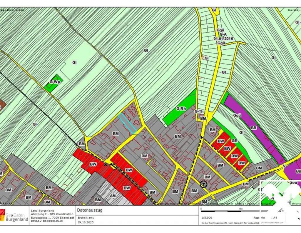 Aufgeschlossenes Grundstück in bester Lage am Ortsrand von Gols!