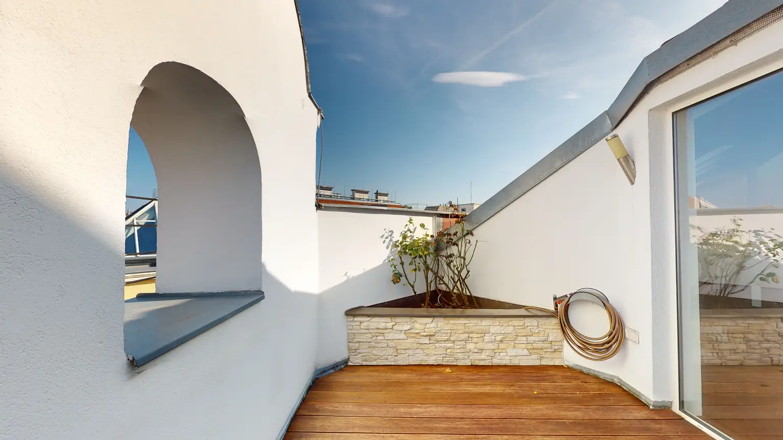 Gemütlich Wohnen - Dachterrasse (41,46 m²) - Blick über Wien