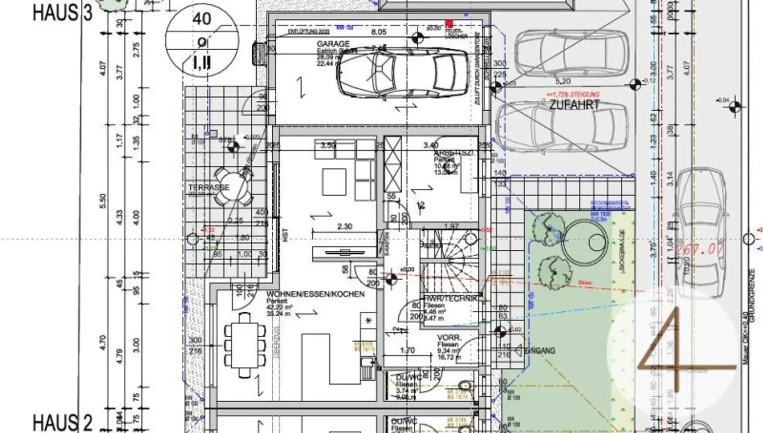 Romantische Abende im Einfamilienhaus  bei Kerzenschein + Doppel Garage 48 m2