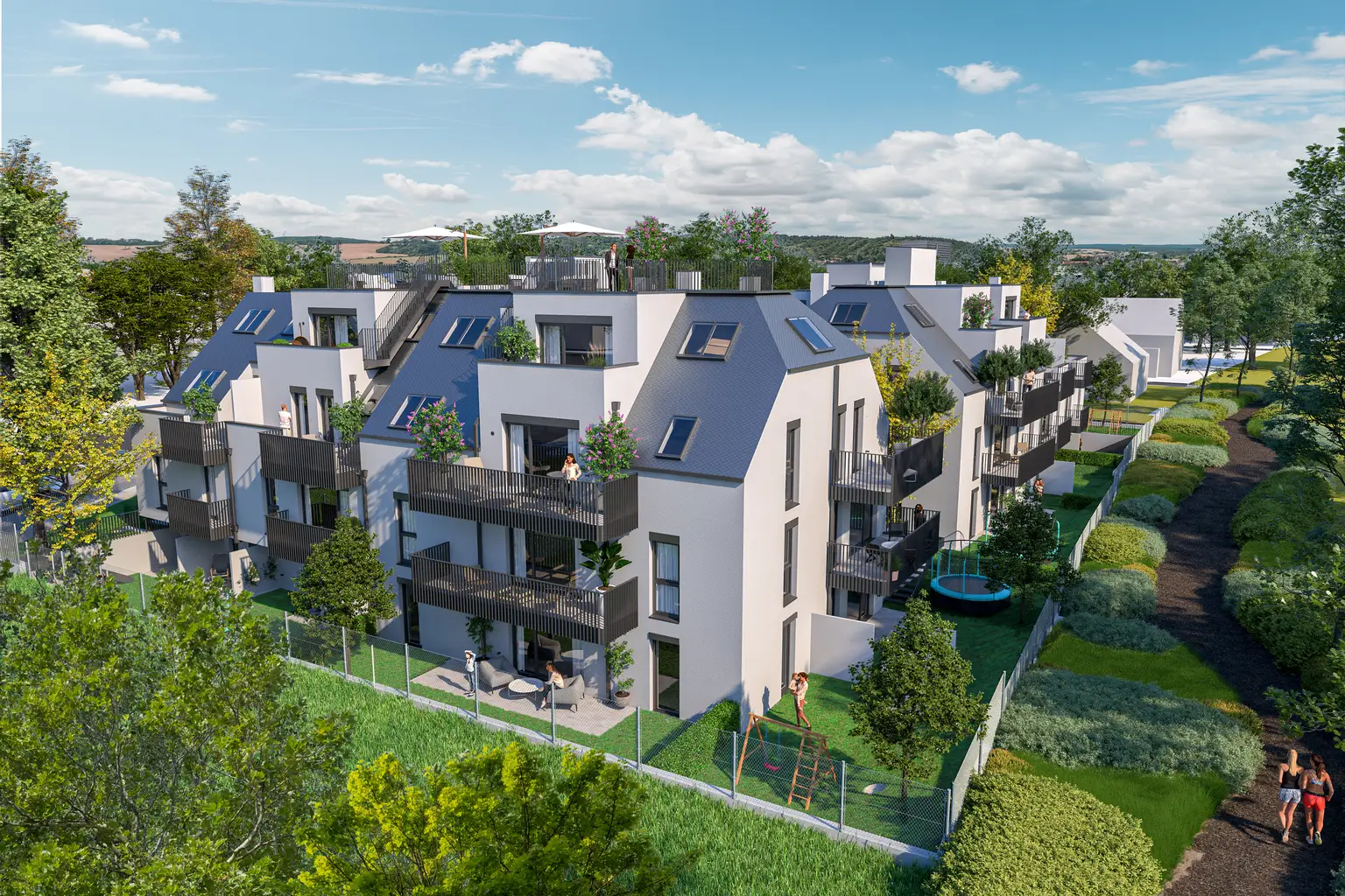 Neues Projekt in der Schwarzelackenau beim Marchfeldkanal - noch 17 Einheiten verfügbar!