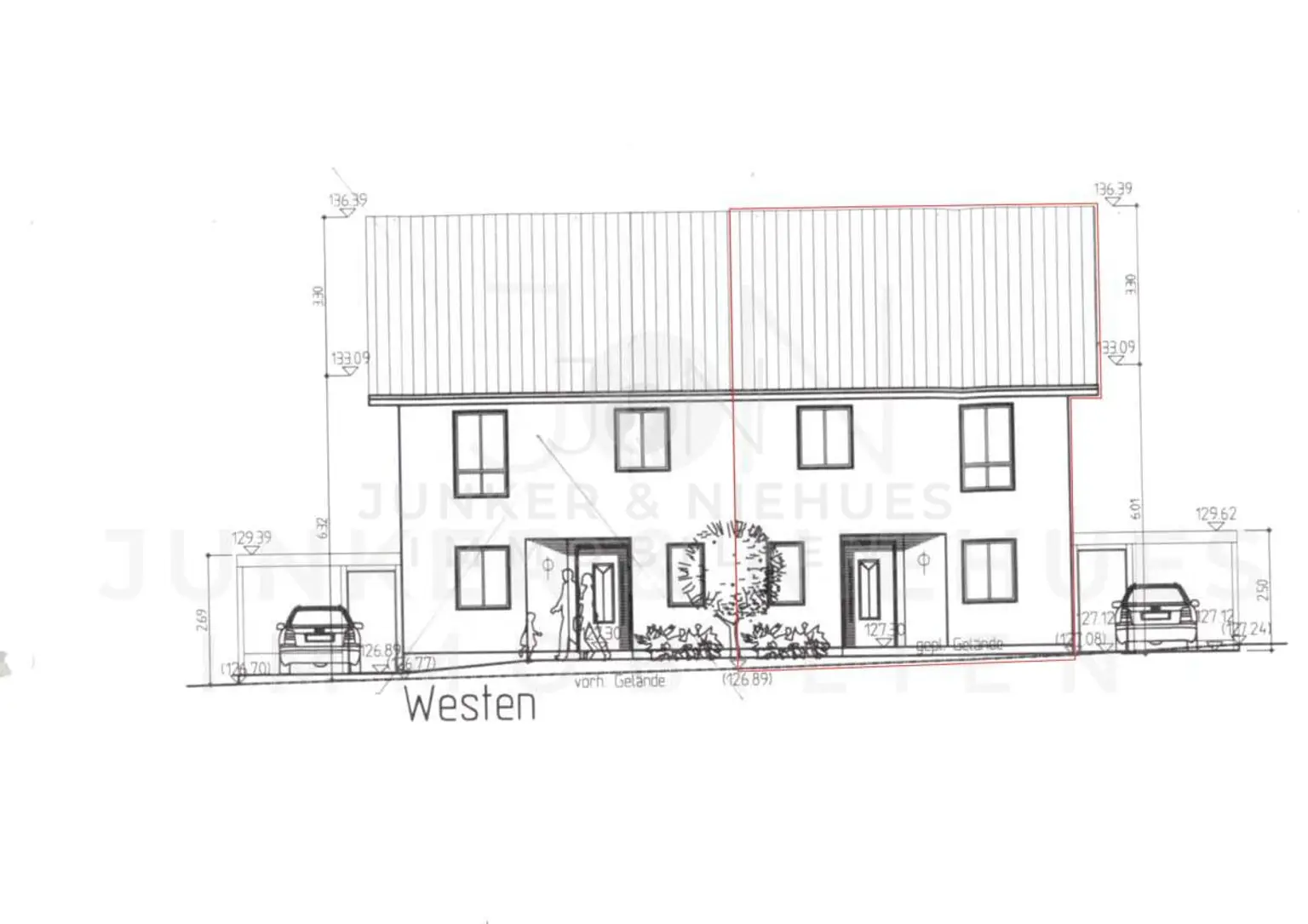 Ansicht Westen