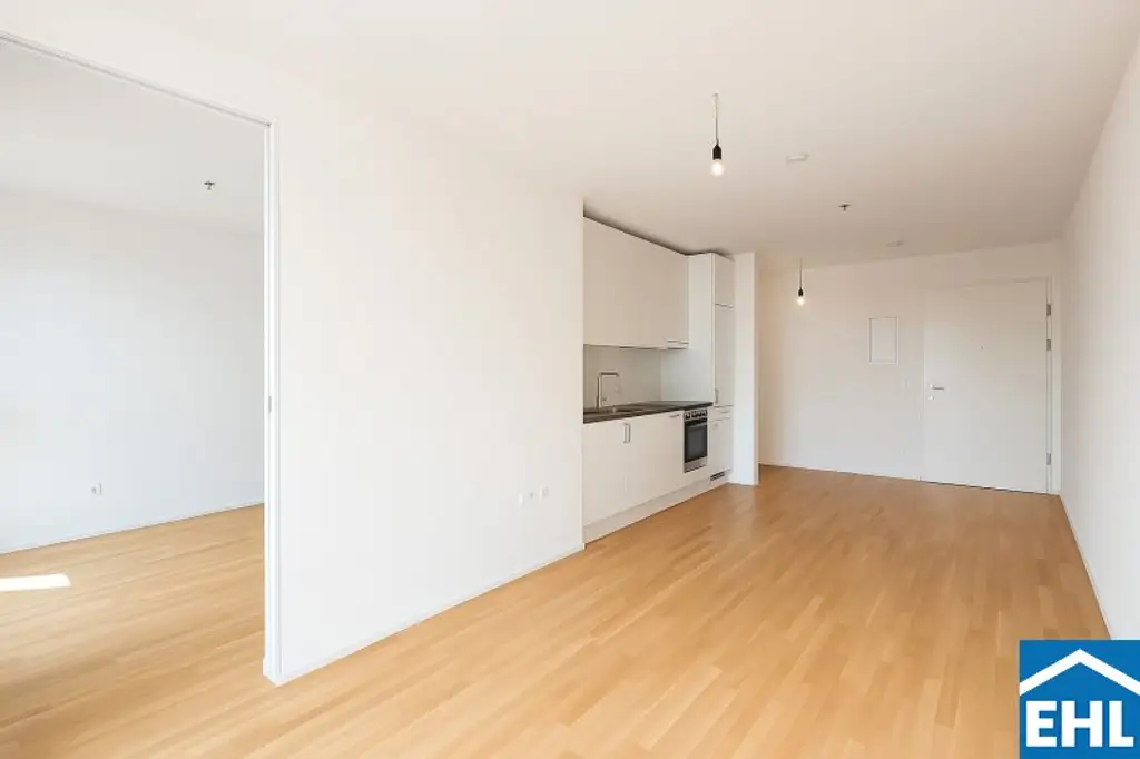 Sonnwendviertel: 2-Zimmer-Wohnung mit Balkon im 3. OG – Fitnessraum, Co-Working & Rooftop-Terrasse inklusive!