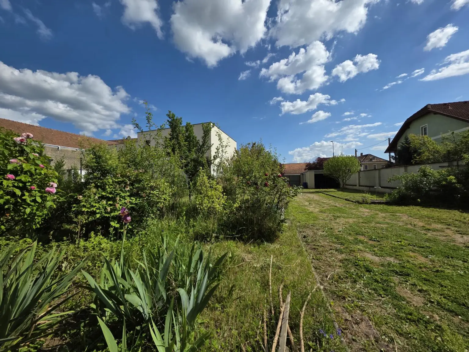 Garten mit Zufahrt