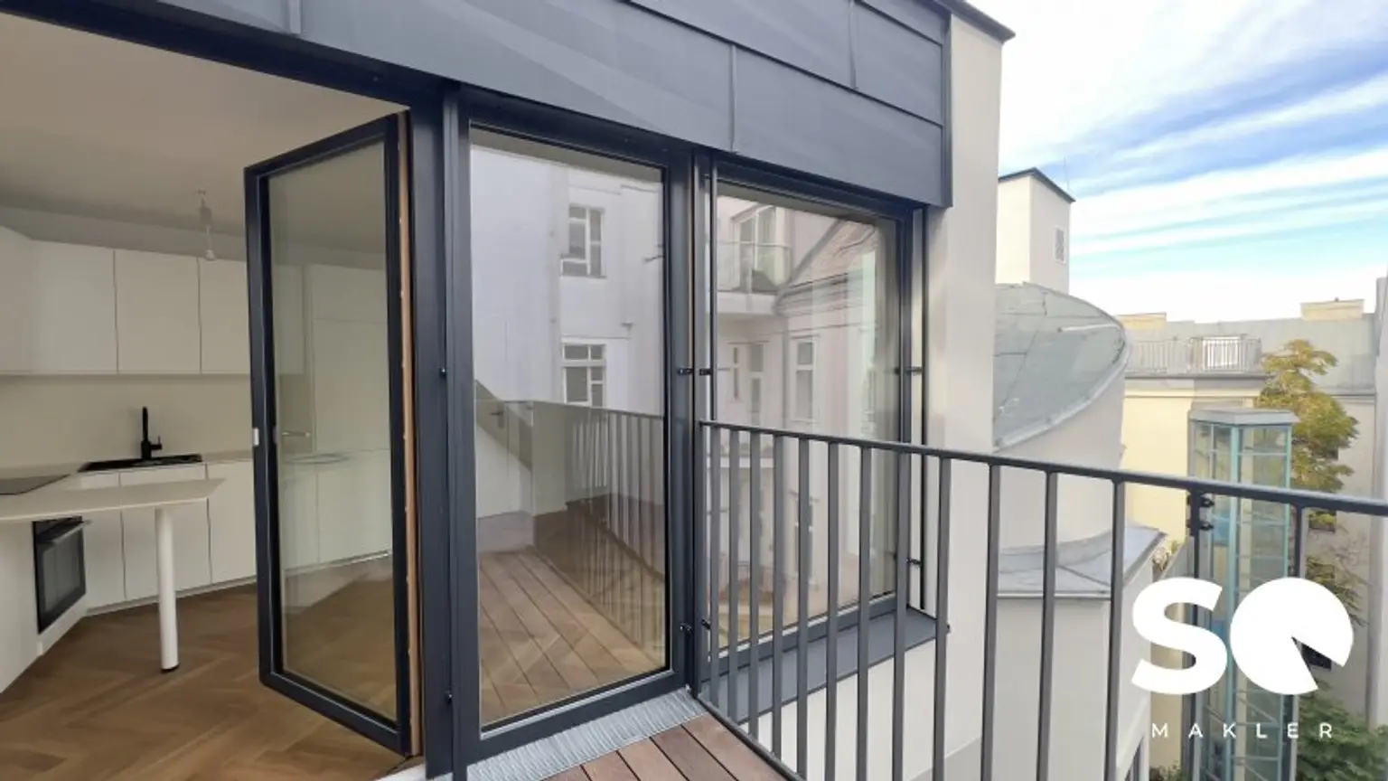 # SQ - EXKLUSIVE DACHGESCHOSSWOHNUNG IN 1030 WIEN - SEIDLGASSE - 2 ZIMMER und TERRASSE - TOP 14