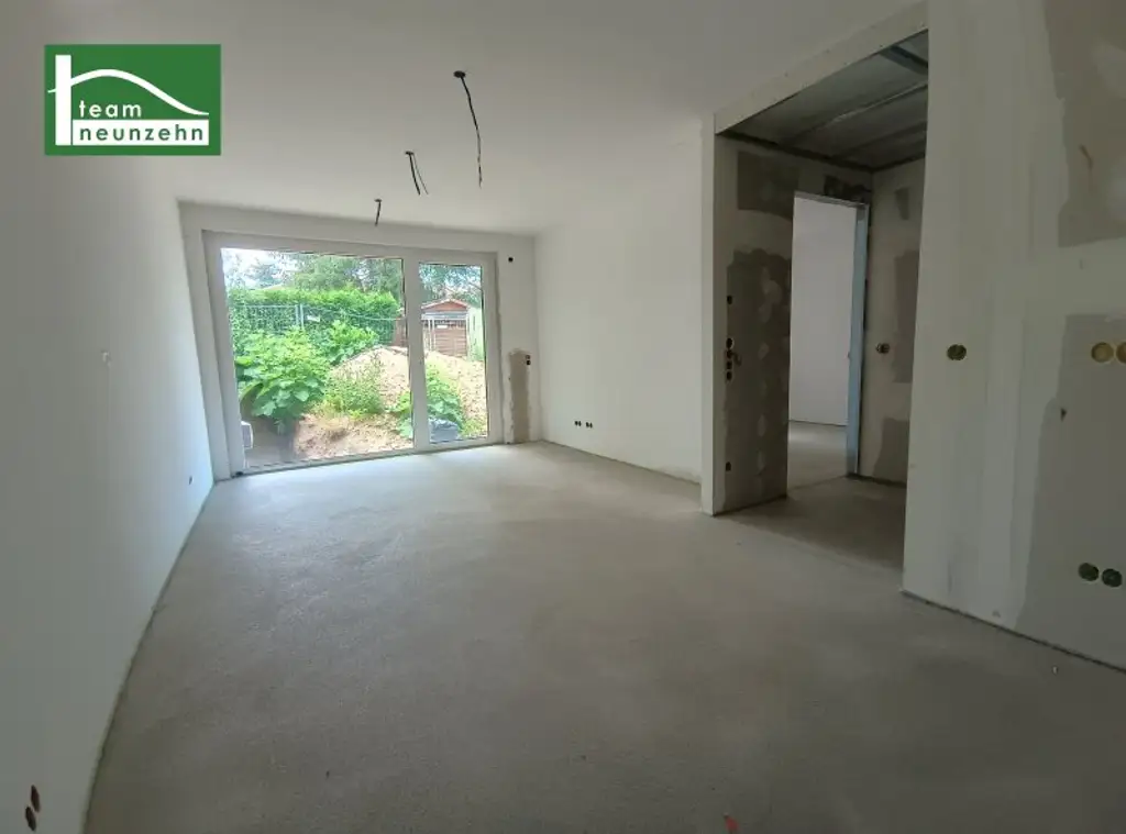 Grüne Oase: Geräumige 2-Zimmer-Wohnung mit Eigengarten in idyllischer Lage! FLORIANI – Quartier am Tullnerfeld