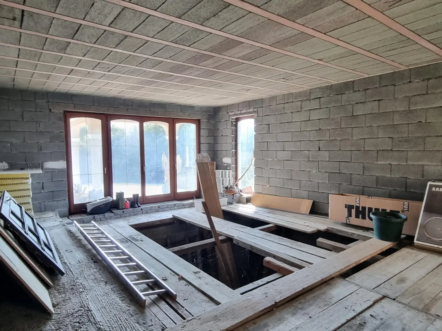 Geplanter Poolbereich