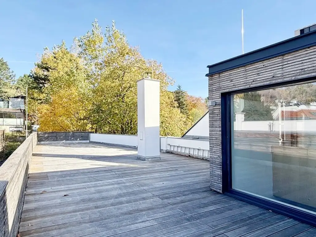 Architekten Juwel mit großer Terrasse im historischen Zentrum von Grinzing