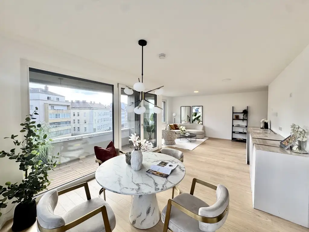 Provisionsfrei: 7. Stock - Laxenburger Straße/Hauptbahnhof - große Zweizimmer-Wohnung