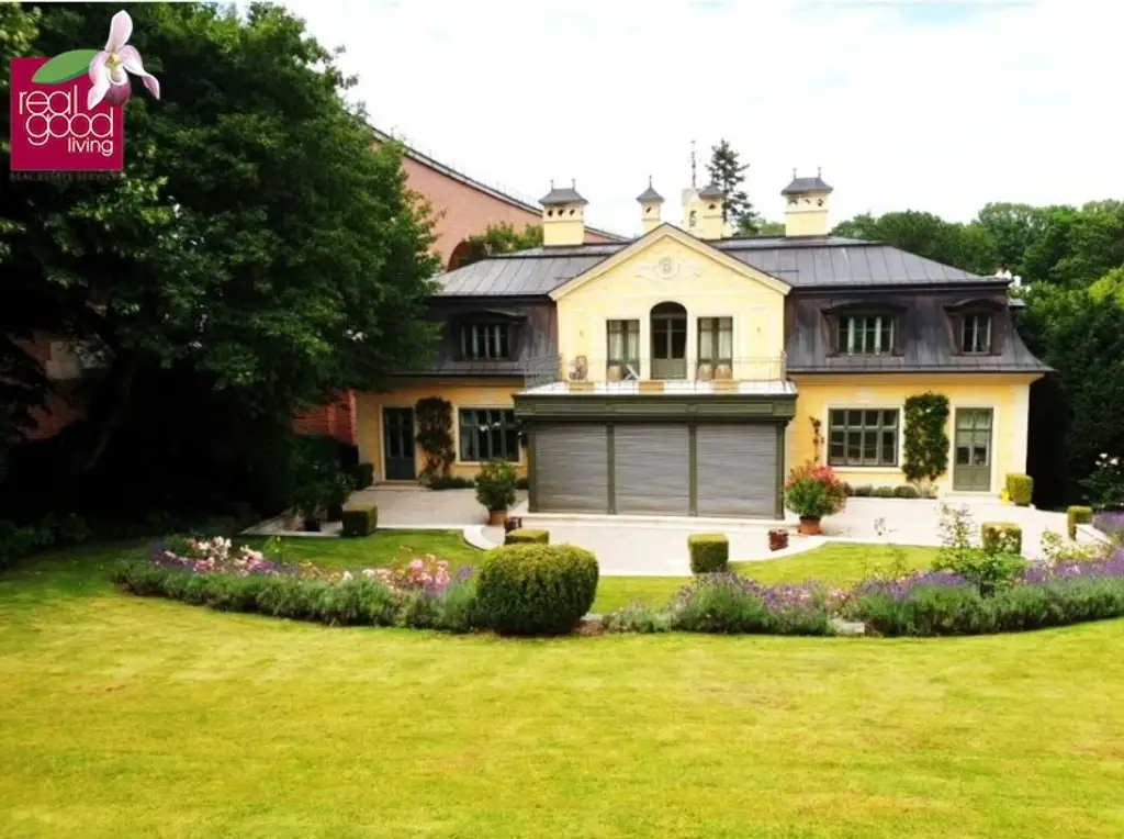 Prestige-Villa in Wien-Mauer – 15 Zimmer, 3.700 m² Gartenparadies, vielseitig nutzbar -Büro & Wohnen vereinbaren !!