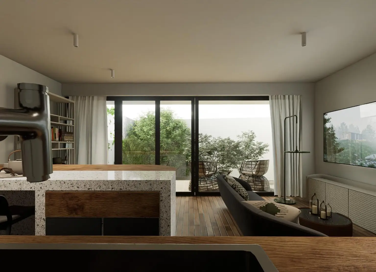 4-Zimmer-Dachgeschosswohnung mit XL-Dachterrasse, zusätzlichem Dachraum & perfekter Infrastruktur im Haus