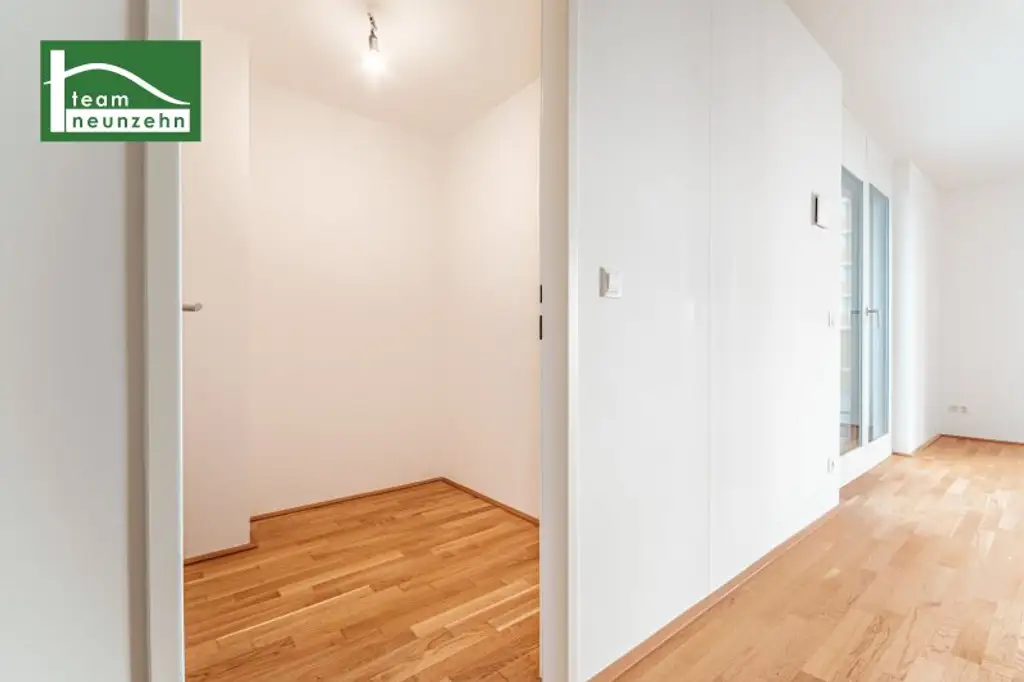 Küche und Tiefgaragenplatz bereits inkludiert! Herrliche Neubau-Erstbezugswohnung zwischen An der Schanze und dem Kirschblütenpark