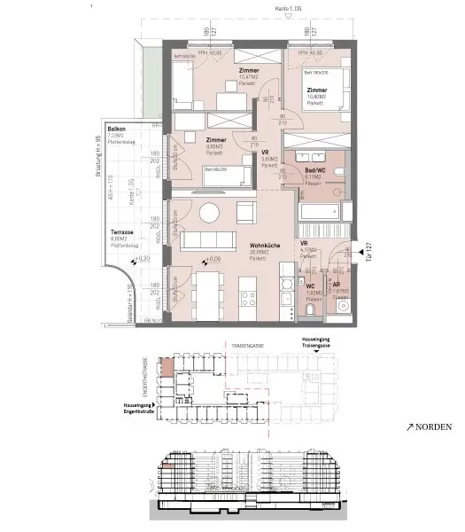 PROVISIONSFREI - Modernes wohnen am Donauufer mit Donaublick!