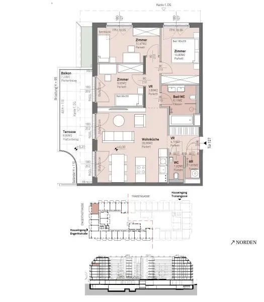 PROVISIONSFREI - Modernes wohnen am Donauufer mit Donaublick!