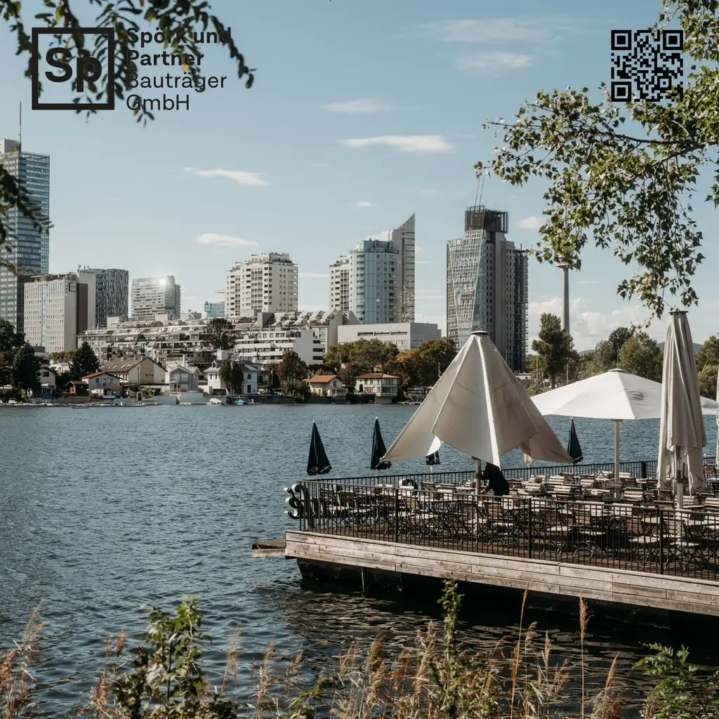 BESTLAGE ALTE DONAU – Dachgeschoss mit Terrasse – 1 Minute zur Alten Donau