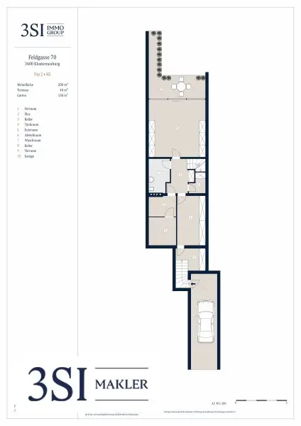 Exklusives Reihenhaus in absoluter Grünruhelage - Klosterneuburg!