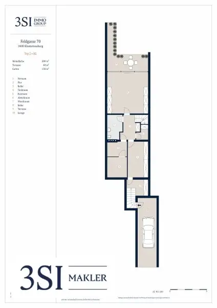 Exklusives Reihenhaus in absoluter Grünruhelage - Klosterneuburg!