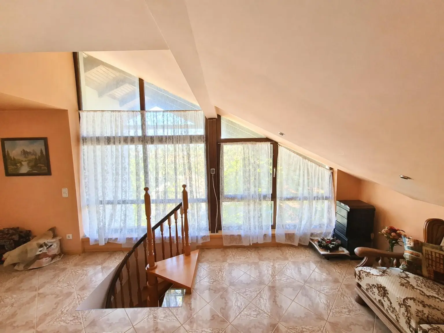 Dachboden vorderer Raum