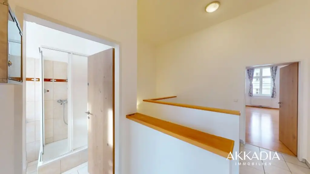 Maisonette-Wohnung mit Terrasse & Garten in zentraler Lage von Korneuburg – Wohnen im generalsanierten Backsteinbau