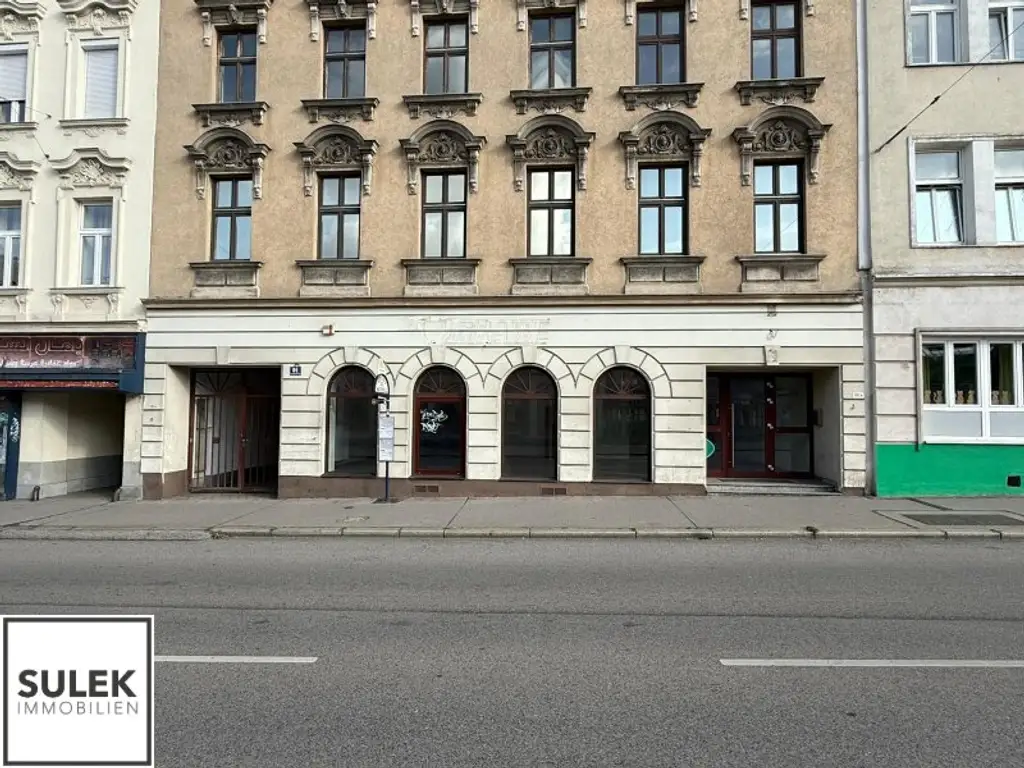 Ganzes Haus zu mieten: 1 Geschäftslokal, 1 Büro, 2 Wohnungen nahe U1
