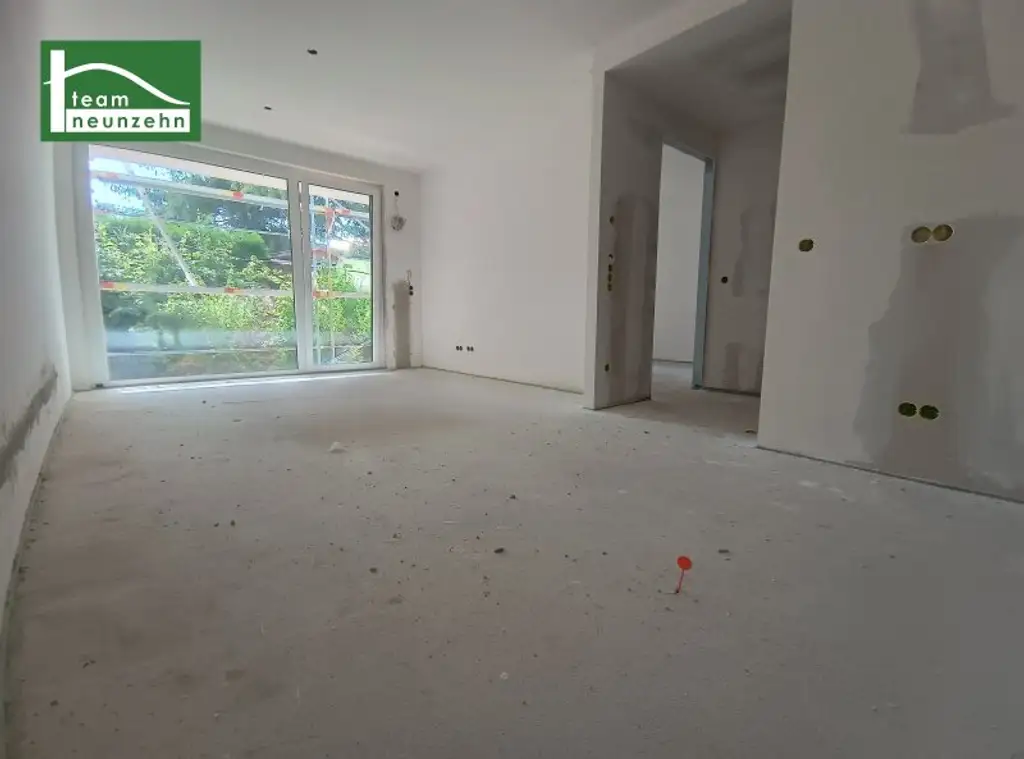 Grüne Oase: Geräumige 2-Zimmer-Wohnung mit Eigengarten in idyllischer Lage! FLORIANI – Quartier am Tullnerfeld