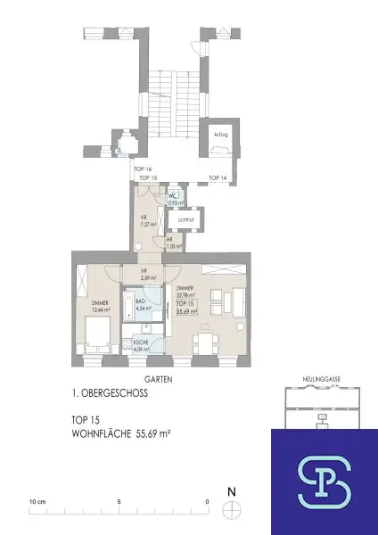 Erstbezug: wunderschöne Altbauwohnung 55m² nähe Arenbergpark - 1030 Wien