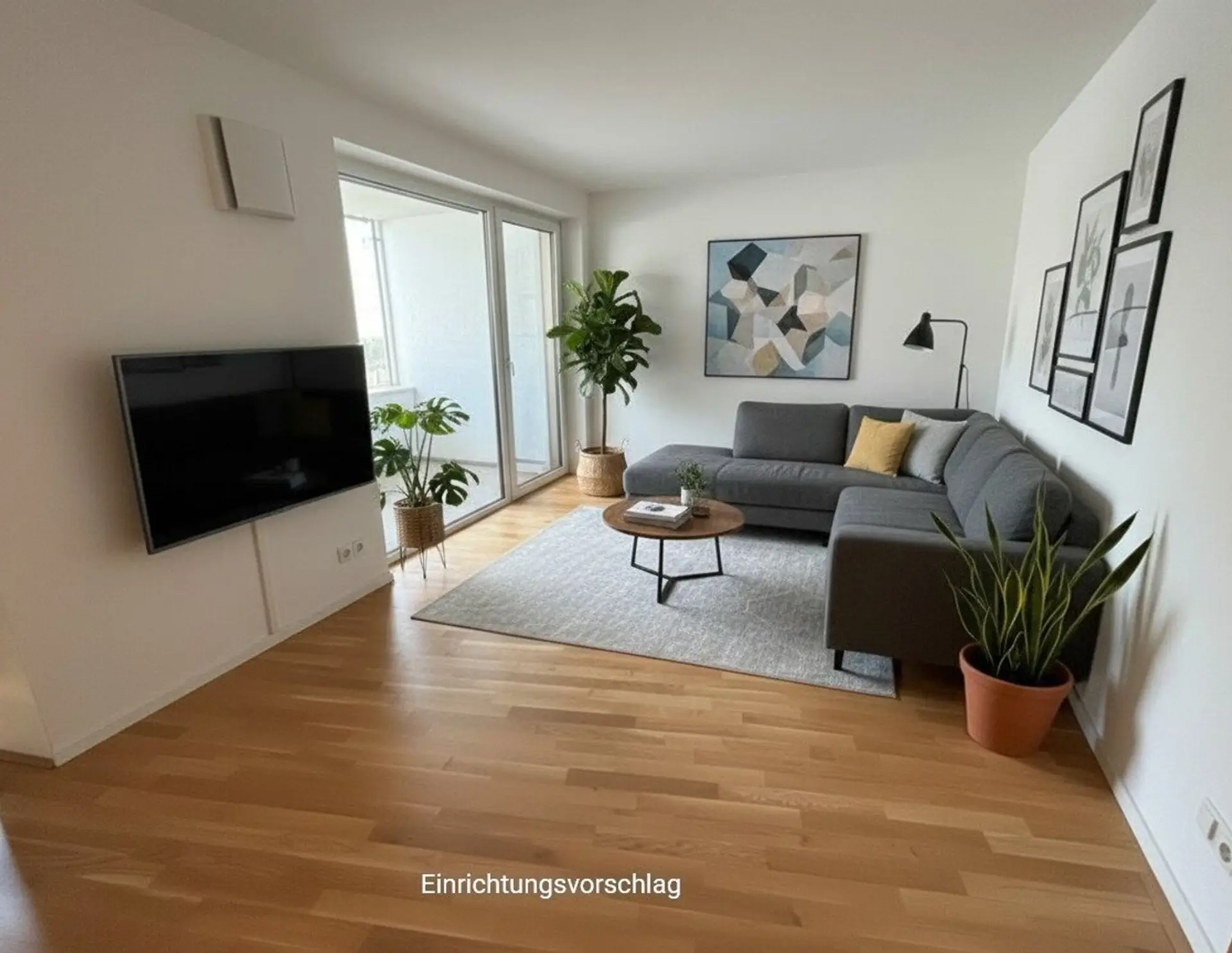 Moderne 2-Zimmerwohnung mit Loggia im Erdgeschoss
