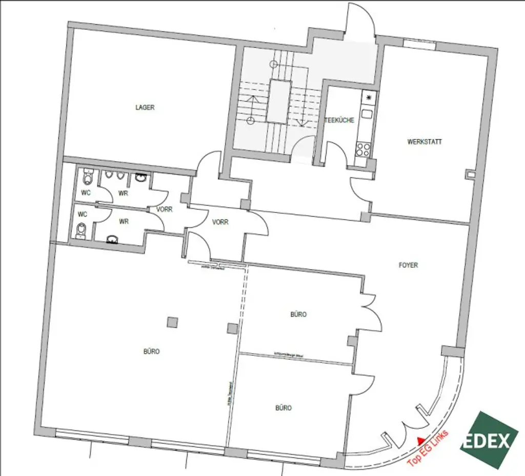 Geschäftslokal mit großen Auslagefronten in 1030 Wien