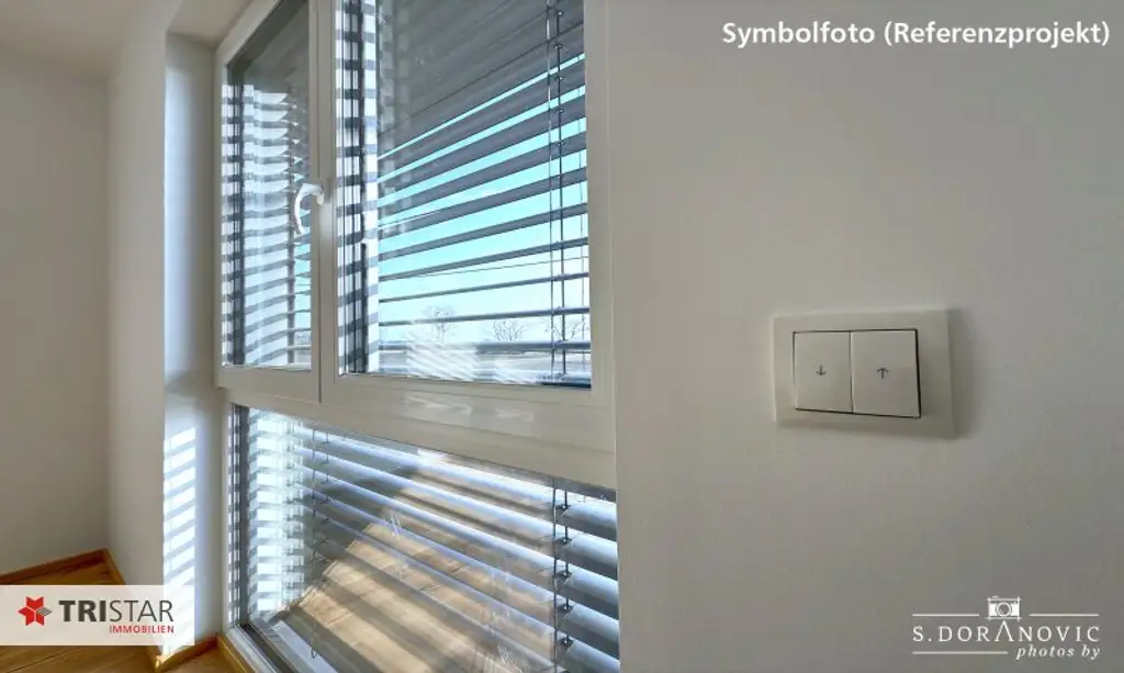 NEU • FAMILIENTRAUM • 4 HÄUSER • GARTEN • TERRASSE • PKW-STELLPLÄTZE • NÄHE LOBAU • LUFTWÄRMEPUMPE • 1220 WIEN