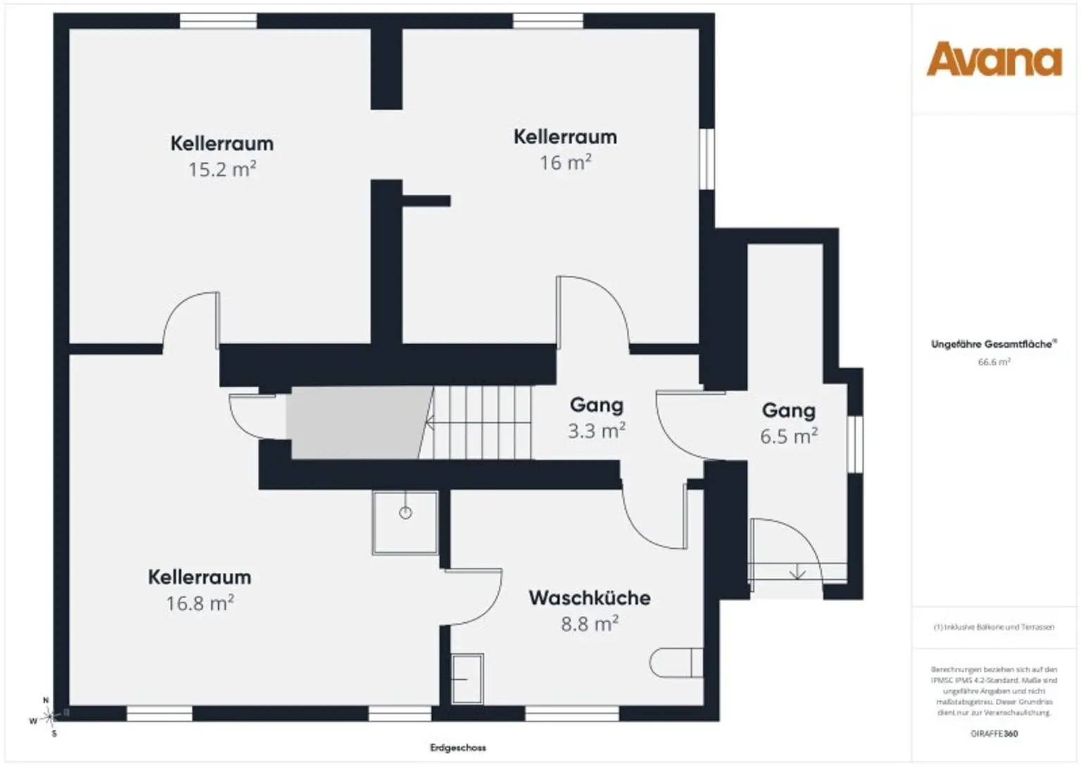 Grundriss Kellergeschoss