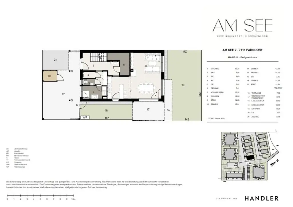 Exklusives Einfamilienhaus mit 162 m² Wohnfläche, Garten und Carport