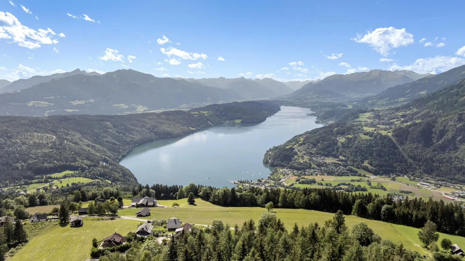 Der See zu Füßen
