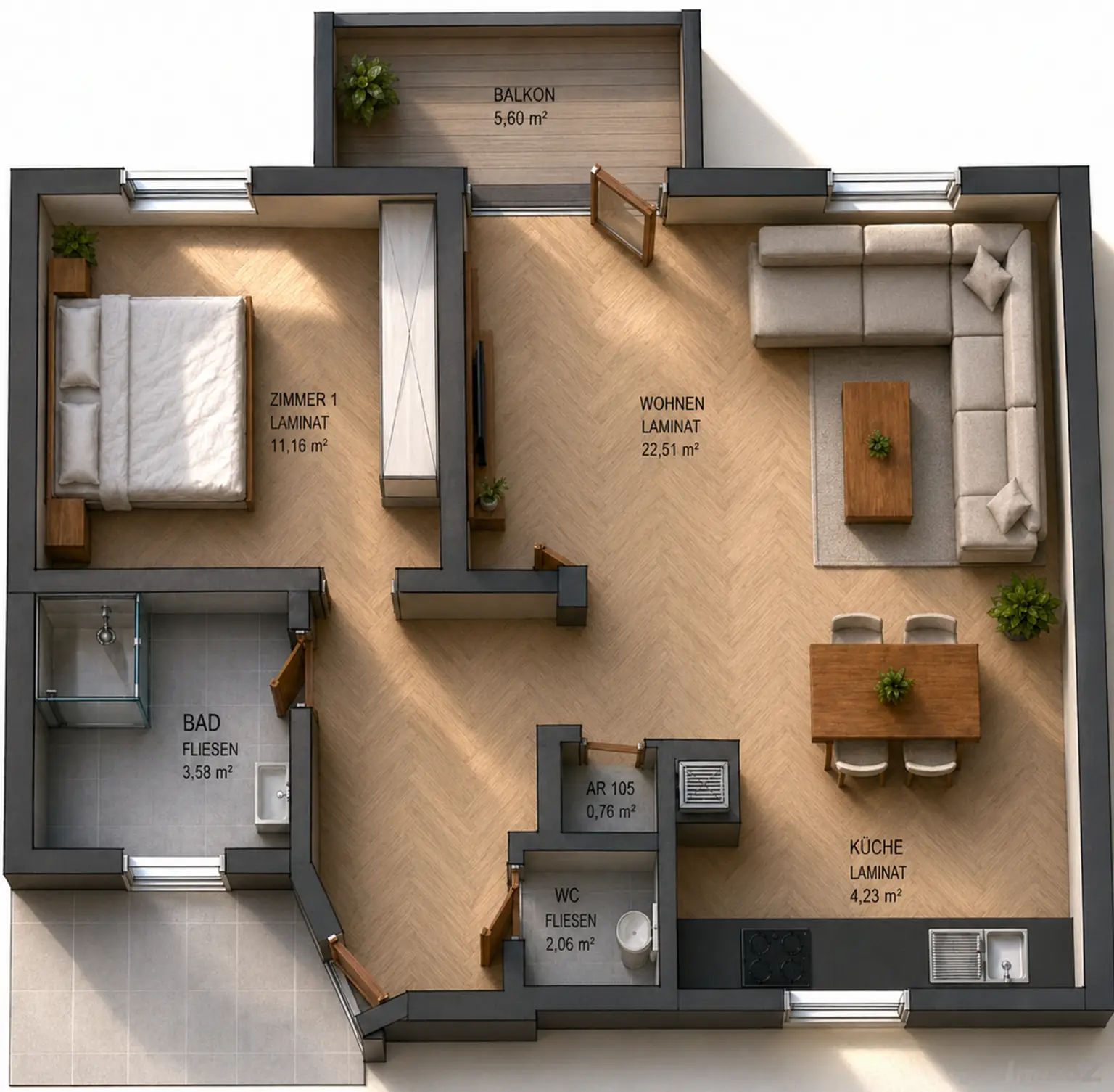 3D-Grundriss