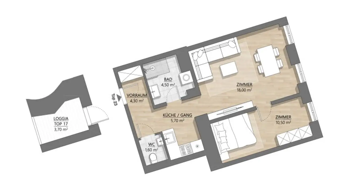 NEUES PROJEKT „LH4“ - U6 THALIASTR. / NÄHE STADTHALLE / PARKLAGE - Topsanierte Altbauwohnung / Erstbezug