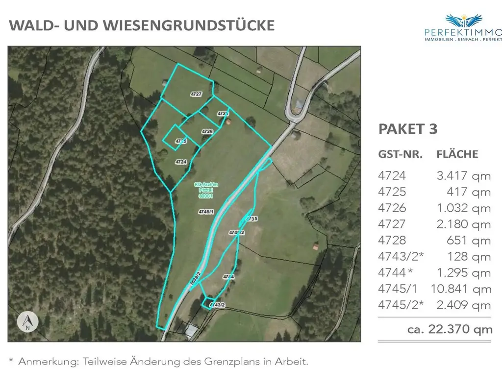 Landwirtschaftliche Flächen in Arzl im Pitztal