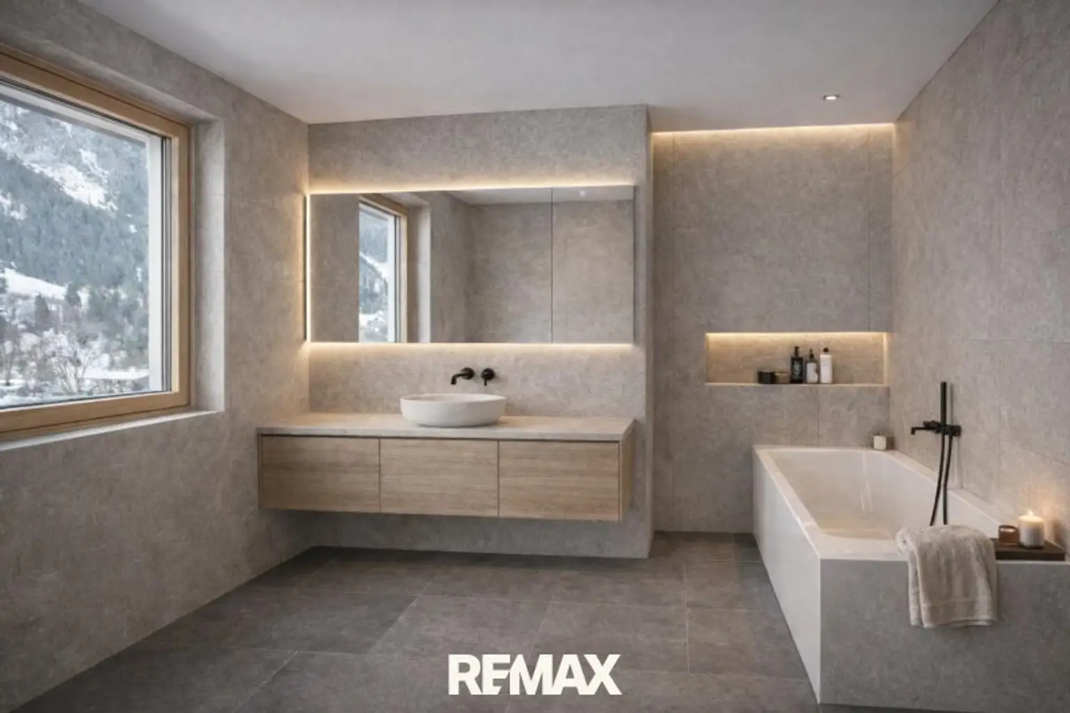 Virtual Staging Badezimmer