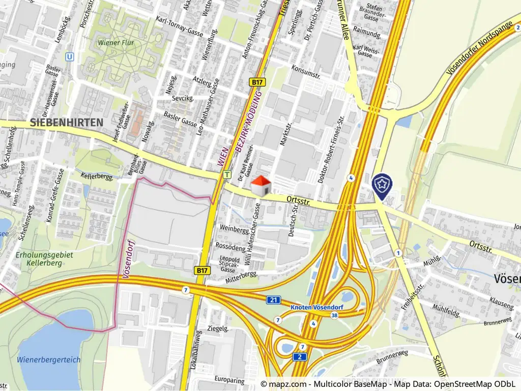 Geolyzer Kartenausschnitt