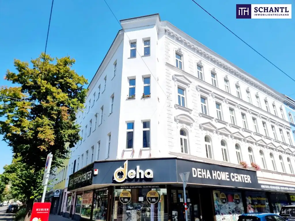Altbauflair clever geplant - 3 Zimmer in kompakter Größe! Entzückende Altbauwohnung + Traumhaft schönes Haus + Perfekte Infrastrukur und Anbindung + Neue Einbauküche! Jetzt zugreifen!