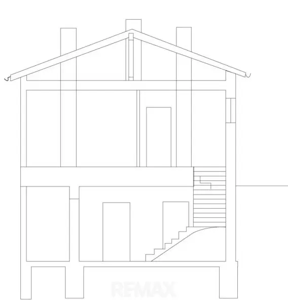 Grundrissplan Vorderansicht