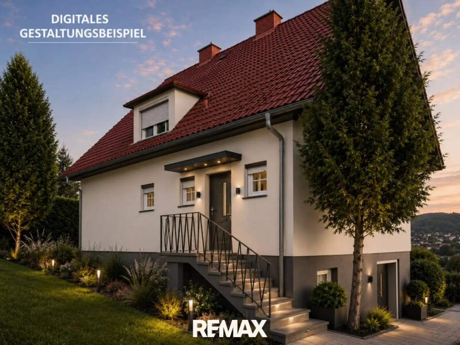 Digitales Gestaltungsbeispiel Ansicht N-W
