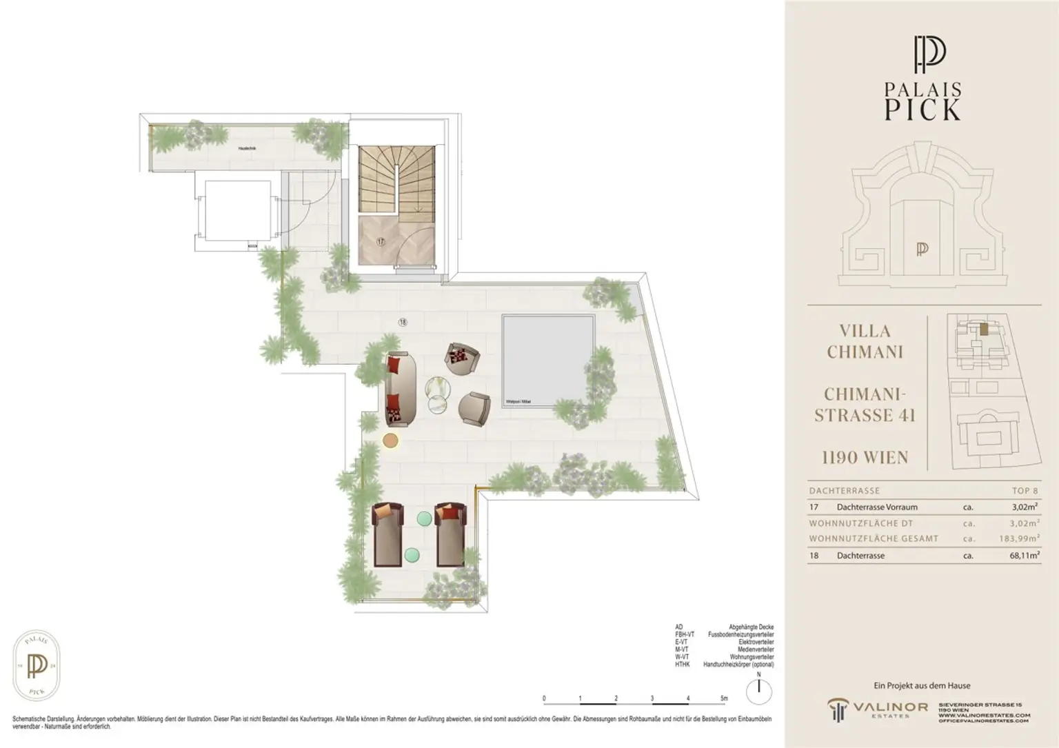 Exklusives Rooftop Retreat: inkl. Pool -  Ein Wohnjuwel der Extraklasse: Wo architektonisches Erbe auf modernen Luxus trifft